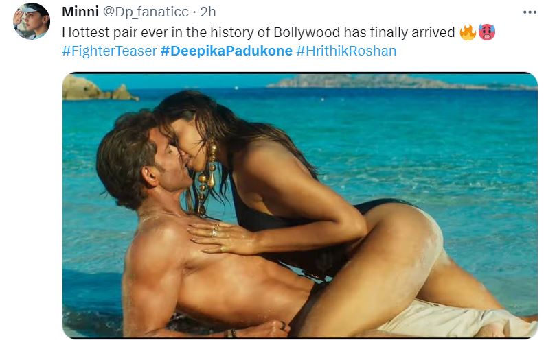 Deepika Hrithik Intimate Scene